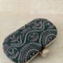 Emerald Handcrafted Oval Clutch Bag, thumbnail 4 of 5