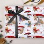 Three Sheets Of Christmas Mice Wrapping Paper, thumbnail 2 of 2