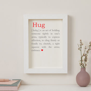 Hug Definition Thinking Of You Card, 4 of 4