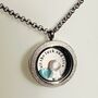 All The Luck And Love Locket With Gemstones, thumbnail 2 of 4