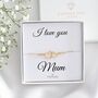 Gift For Mum, Two Heart Interlocking Bracelet, Mother's Day Gift, thumbnail 1 of 10