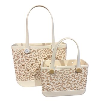 Trendy Leopard Print Crocstyle Tote Bag, Three Sizes, Four Styles, 3 of 11