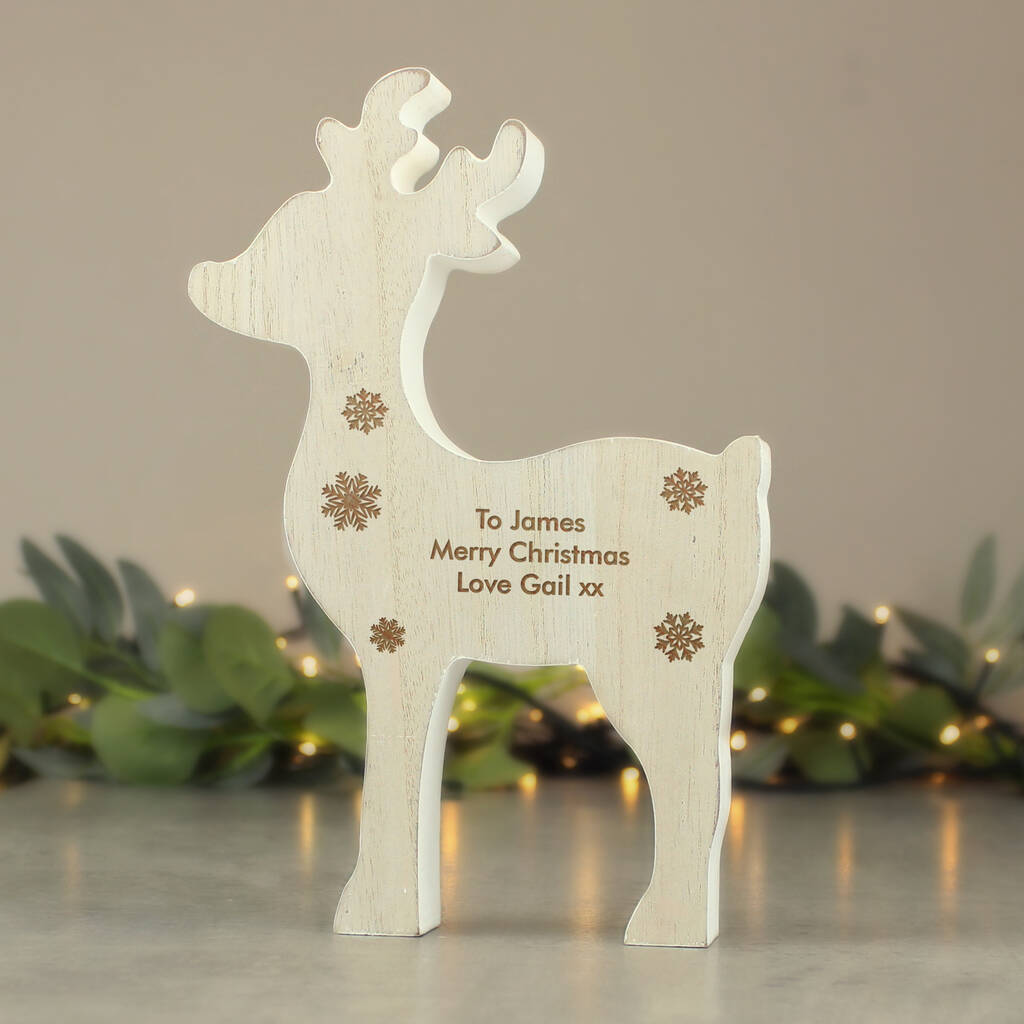 Personalised Christmas Reindeer Gift For Friends, 1 of 5