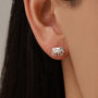 Sterling Silver Elephant And Giraffe Stud Earrings, thumbnail 7 of 12
