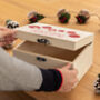 Personalised Red Baubles Christmas Eve Box, thumbnail 3 of 4
