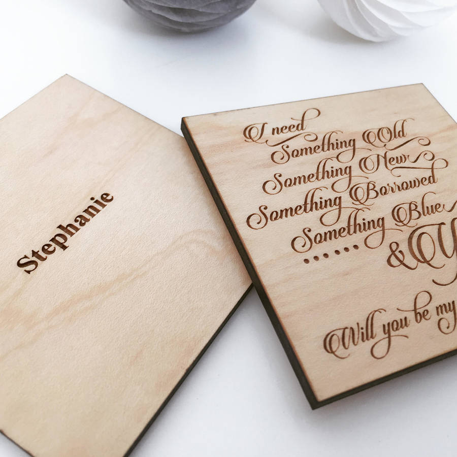 Wedding Table Bridesmaid Gift will you be my bridesmaid gift by batemandesigns gift