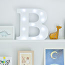 white light up letters by the letteroom | notonthehighstreet.com