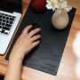 Personalised Home Office Premium Leather Mouse Pad, thumbnail 10 of 12
