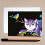 Cat Greeting Cards, Kitty Greeting Cards, thumbnail 2 of 8