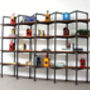 Byrom Scaffold And Dark Steel Shelving/Bookcase, thumbnail 6 of 9