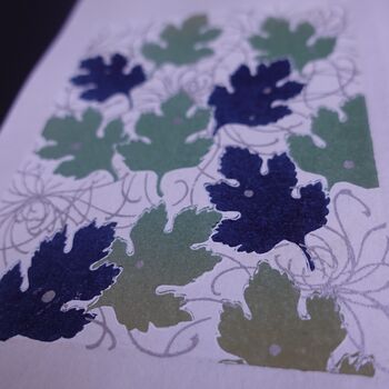 Silver Leaf Art Print, 7 of 11