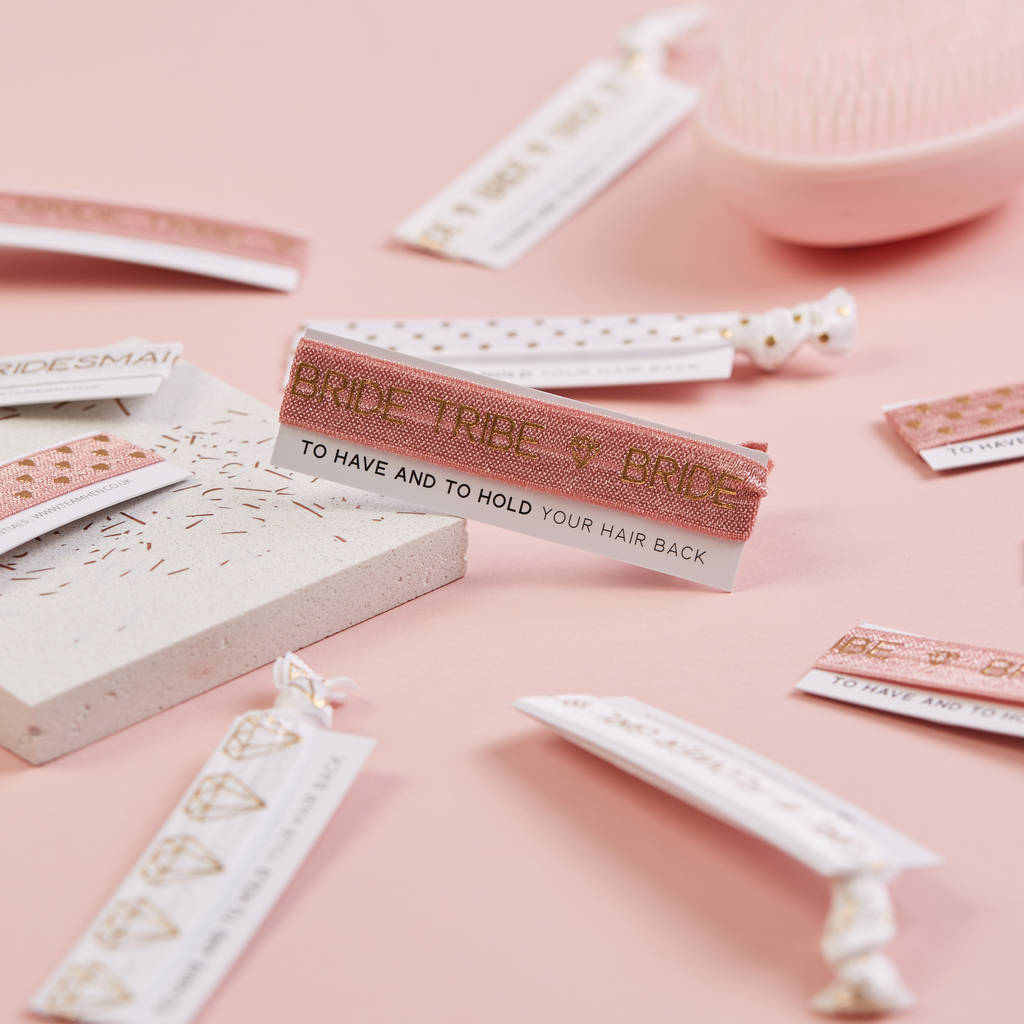 hen party favour hair tie by team hen | notonthehighstreet.com