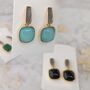 Asher Gold Plated Earrings, thumbnail 5 of 5