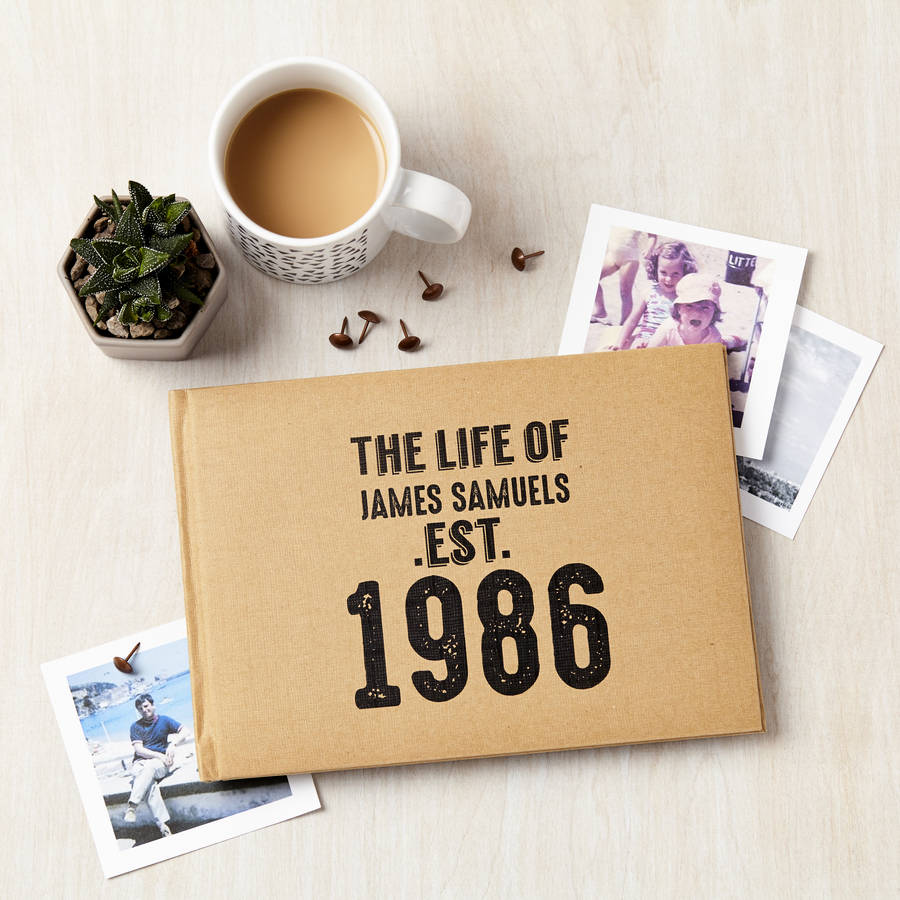 Personalised Birthday Photo Journal Album By Tillie Mint Loves