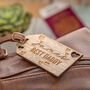 Personalised Teacher Gift Engraved Luggage Tag, thumbnail 3 of 9