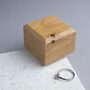 Handmade Wooden Engagement Ring Box, thumbnail 7 of 8