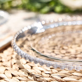 Bella Perle Glass Beaded Dinner Plates, 3 of 5