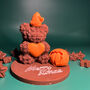 Teddy Orange: Belgian Milk Chocolate Bear, thumbnail 2 of 5