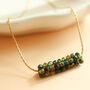 Green Tourmaline Beaded Necklace, thumbnail 3 of 7