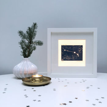 Personalised Star Sign Constellation Light Box, 8 of 12