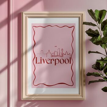 Liverpool City Skyline Art Print, 4 of 10