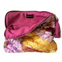 Large Quilted Velvet Make Up Bag Purple Parrot, thumbnail 2 of 6