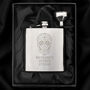 Personalised Spooky Sugar Skull Hip Flask, thumbnail 4 of 6
