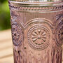 Set Of Four Zamora Purple Highball Tumblers, thumbnail 6 of 9