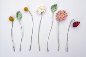 Make Your Own Crochet Flower Bouquet Kit, 11 of 11