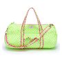 Quilted Weekend Bag | Neon Green, thumbnail 1 of 4