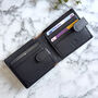 Black Leather Wallet With Rfid Technology, thumbnail 2 of 4