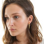 Minimalist Triangle Drop Earrings, thumbnail 2 of 2