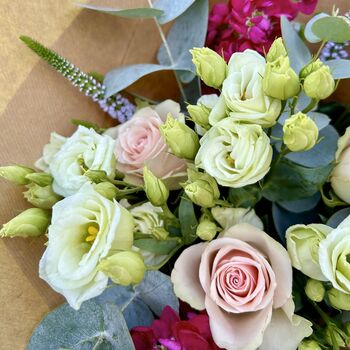 Scented Stock And Rose Bouquet, 2 of 3