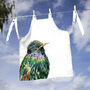 Inky Starling Canvas Child's Apron, thumbnail 3 of 6