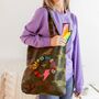 Camo Be Empowered Embroidered Tote Bag, thumbnail 3 of 4