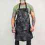 Personalised Full Grain Leather Apron In Black, thumbnail 1 of 9
