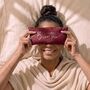 Breathe Embroidered Lavender Eye Pillow, thumbnail 6 of 7