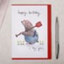 Mole Happy Birthday Card, thumbnail 1 of 2