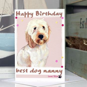 Personalised 'Buddy' Dog Birthday Card, 6 of 8