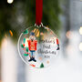 Baby Boy's First Christmas Personalised Bauble, thumbnail 6 of 7