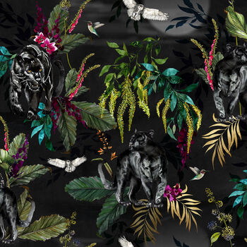 Love Frankie Deadly Night Shade Wallpaper In Carbon, 2 of 2