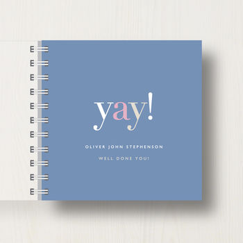 Personalised 'Yay!' Small Notebook, 6 of 11