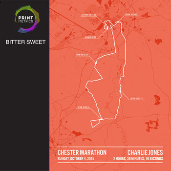 Personalised Chester Marathon Poster, 3 of 12