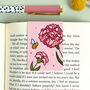 January Magnetic Birth Flower Bookmark Carnation, thumbnail 2 of 7