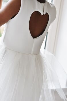 White Heart Sparkly Tutu Dress, 7 of 8