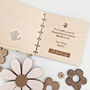 Personalised First Mother's Day Maple Wooden Card With Handprint Cut Out, thumbnail 7 of 7