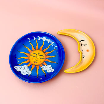 Moon And Star Double Trinket Dish Set And Catchall Tray, 3 of 8
