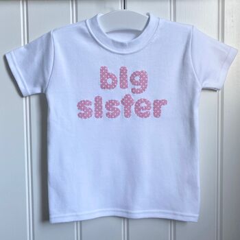 Big Sister/Brother Applique T Shirt, 2 of 7