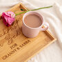 Personalised Engraved Bamboo Breakfast Tray, thumbnail 3 of 4