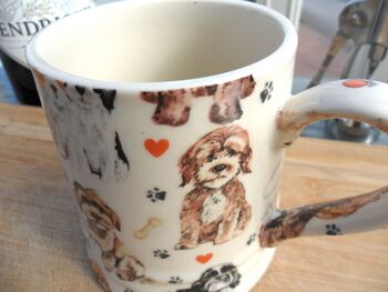 Tankard Mug In Cockerpoo Design, 9 of 11